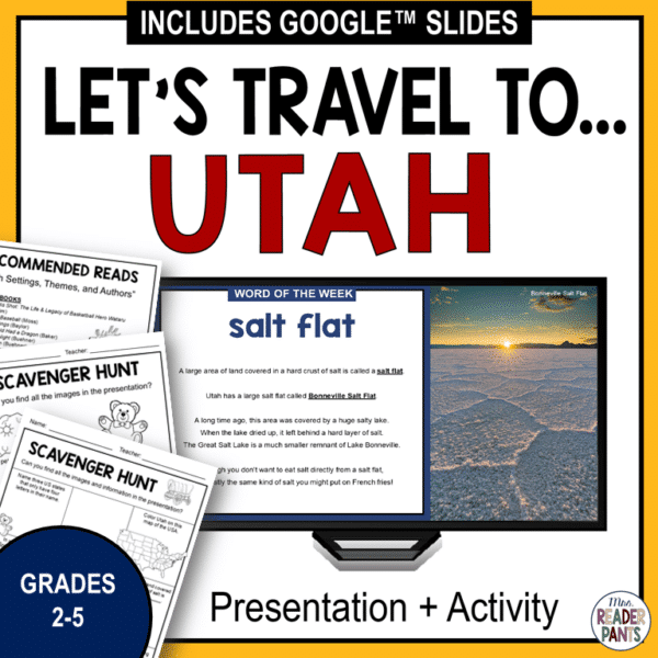 This Utah Library Lesson includes a presentation and two differentiated activities for Grades 2-5.