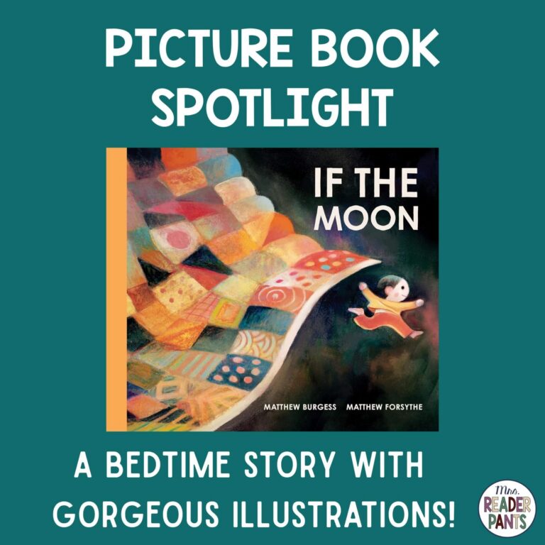 If the Moon is a picture book by Matthew Burgess, illustrated by Matthew Forsythe. It's on my 2027 longlist of Caldecott contenders!
