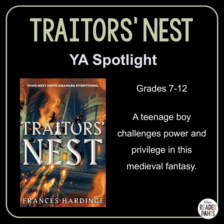 Traitors' Nest by Frances Hardinge is a YA historical fantasy. Summary: A teenage boy challenges power and privilege in this medieval fantasy. Recommended for Grades 7-12.